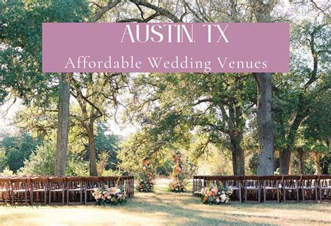 Affordable Wedding Venues in Austin, TX